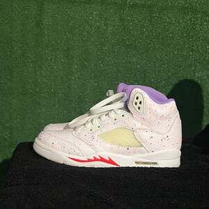 Nike Air Jordan 5 Retro GS Easter Shoes White Multi CT1605-100